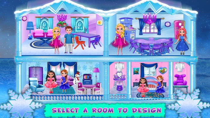 Ice Doll House Decoration Home