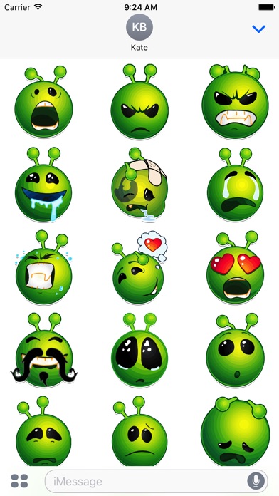 Crazy Alien Emoji screenshot 2
