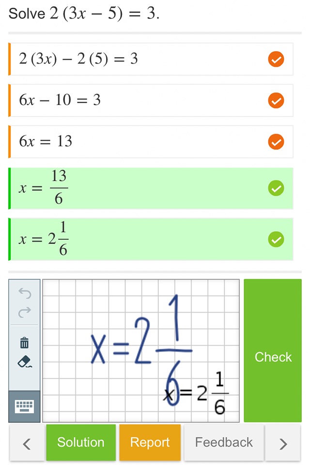 Math StepByStep AutoGrading screenshot 3