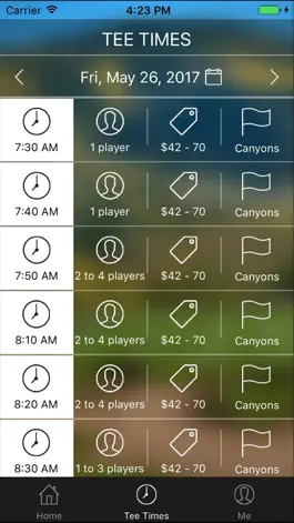 Game screenshot Canyons Golf Tee Times hack