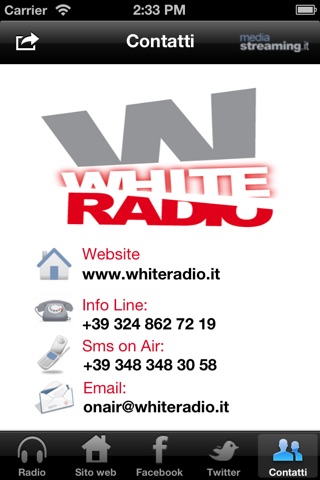 White Radio screenshot 2