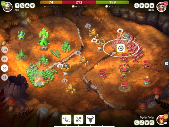 Mushroom Wars 2: Битвы грибов для iPad