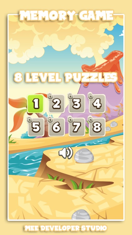 Dinosaur 3 Match Memory Puzzle