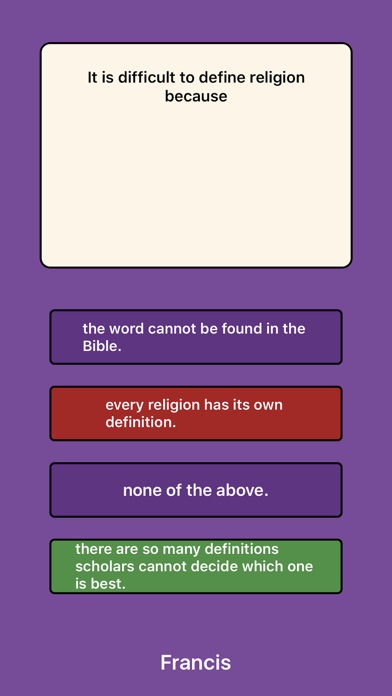 World Religions Quiz by Ave screenshot 3