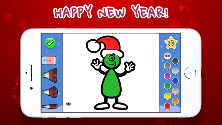 Coloring Your Santa
