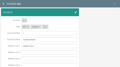 Invoice App' screenshot 2