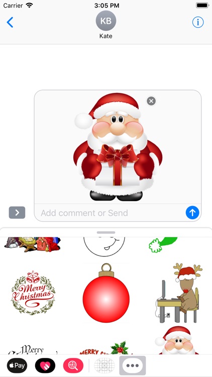 Amazing Santa Stickers