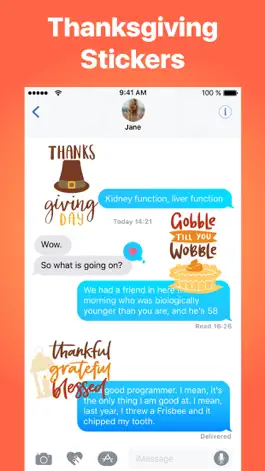 Game screenshot Happy Thanksgiving Sticker SMS hack
