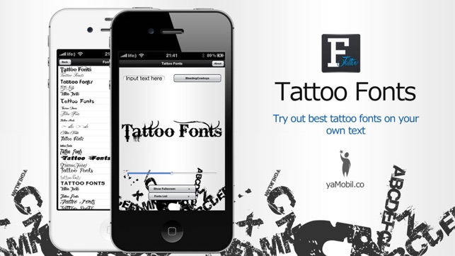 72+ Free Download Tattoo Font Designer App Idea Tattoo