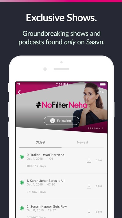 Saavn Music & Radio screenshot-3
