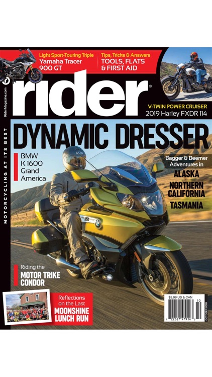 Rider Magazine, Motorcycling at its Best