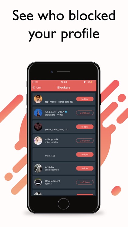 Assistant for Instagram: Track your Blockers