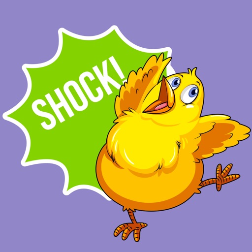 Funny Chicken Stickers Pack icon