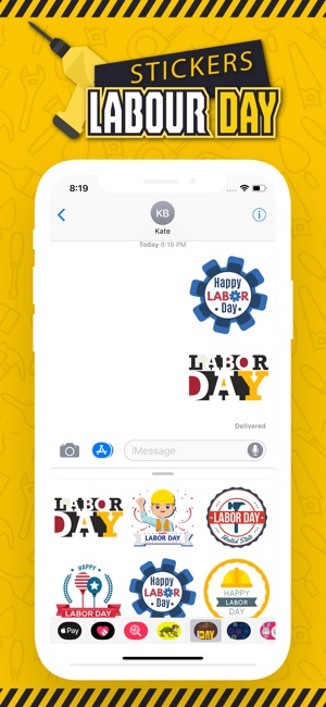 Labor Day Emojis(圖4)-速報App