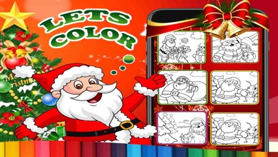 Christmas doodles-Draw & Color screenshot 2