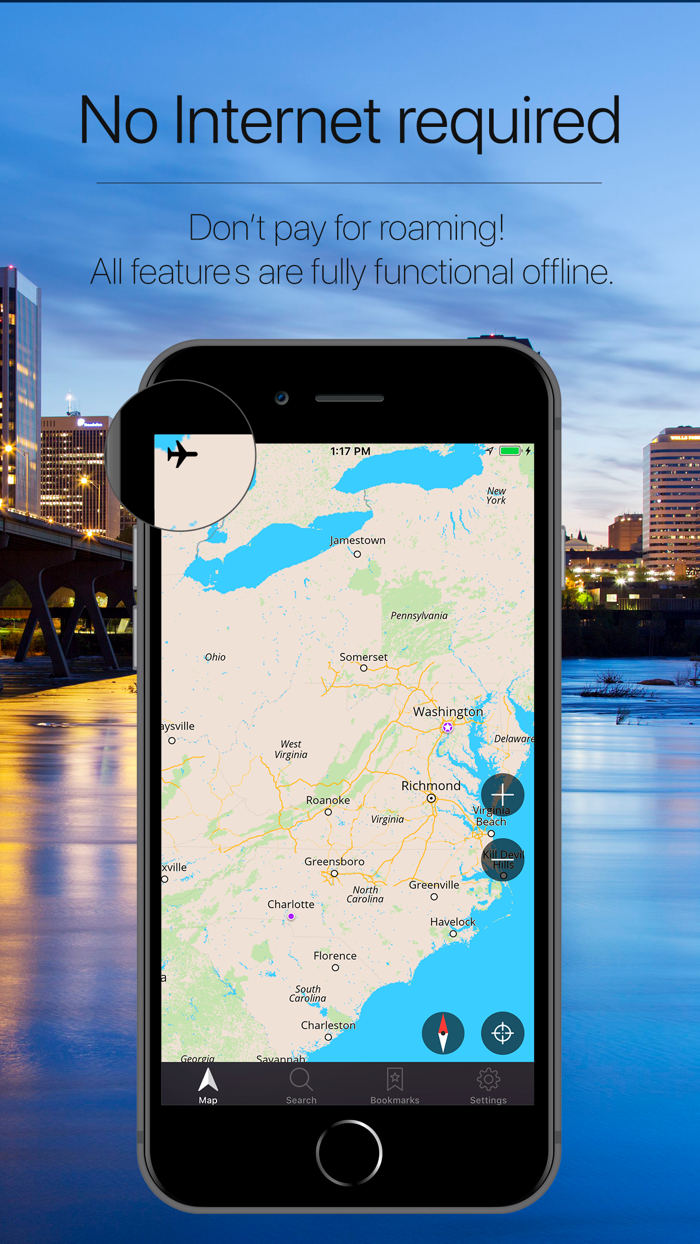 Virginia Offline Navigation
