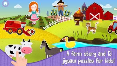 Kids Jigsaw Puzzles: Farm screenshot 2