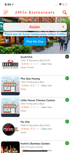 5MileRestaurants(圖1)-速報App