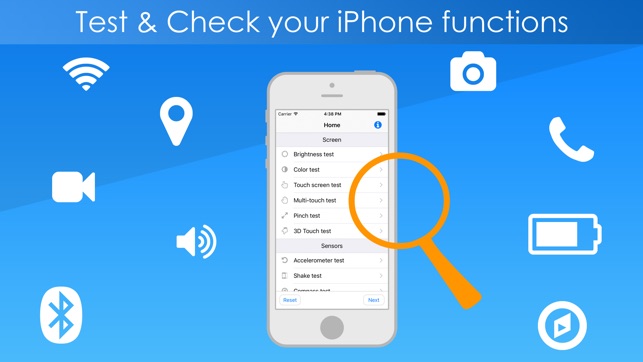 Test & Check for iPhone