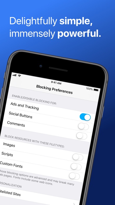 Purify: Block Ads and Tracking