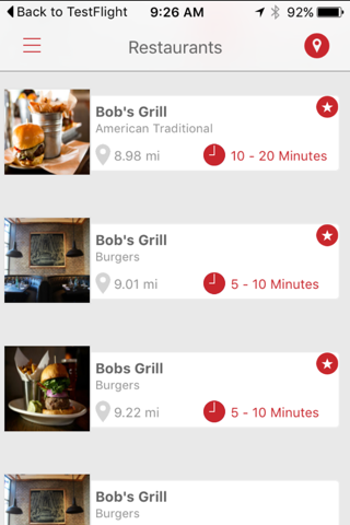 Bob's Grill screenshot 2