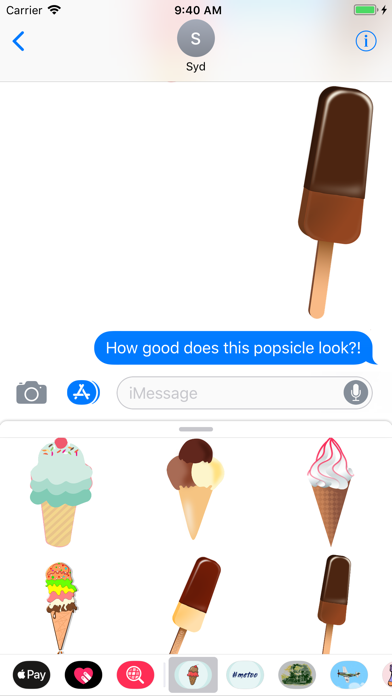 Ice Cream & Popsicle Stickers screenshot 2