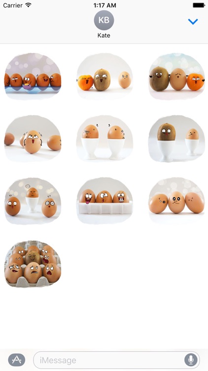 Story of Cute Eggs Sticker