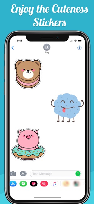 Cuteness Sticker For iMessage(圖4)-速報App