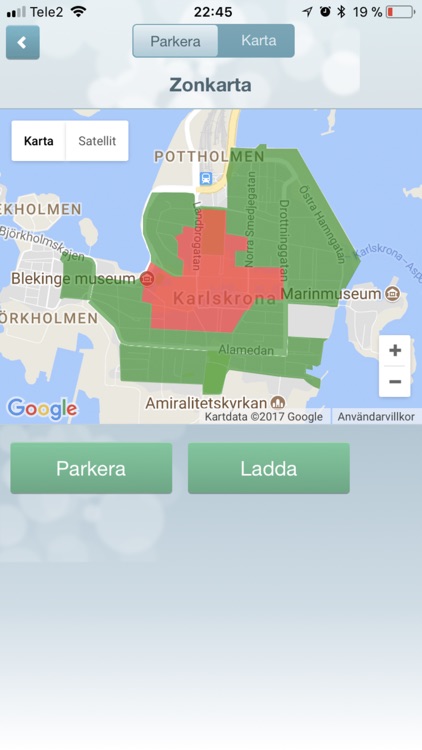 Parkera i Karlskrona