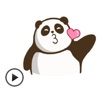 Animated Chubby Panda Sticker