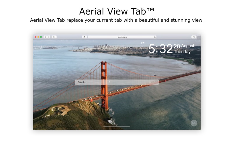 Aerial View Tab for Safari Screenshot