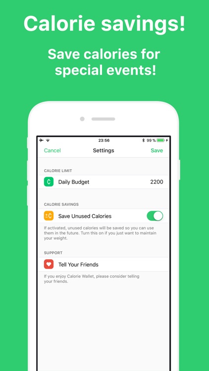 Calorie Wallet screenshot-3