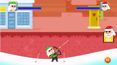 The Bowmaster Bow Arrow Santa screenshot 2