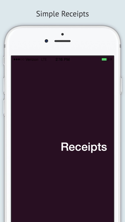 Receipts - Simple Tracker