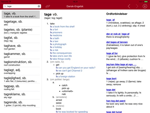 English Danish Dictionary - Large screenshot 4