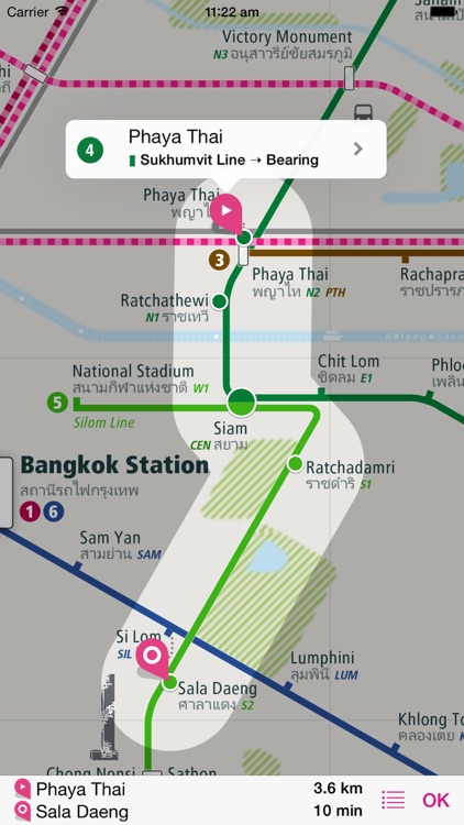 Bangkok Rail Map