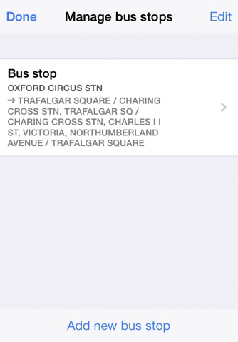 Next Bus Times for London screenshot 2