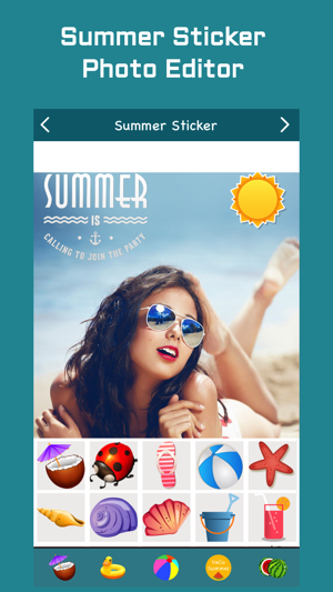 Summer Sticker Photo Editor(圖2)-速報App