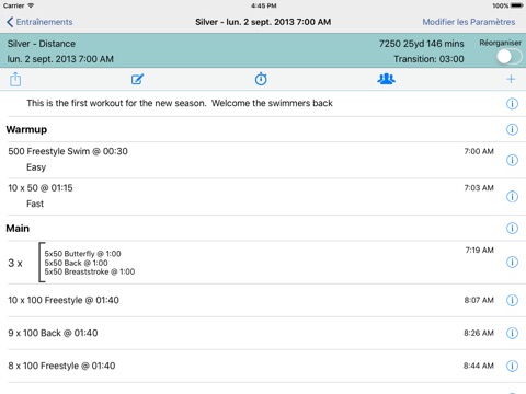 Workouts for Swim Coaches screenshot 2