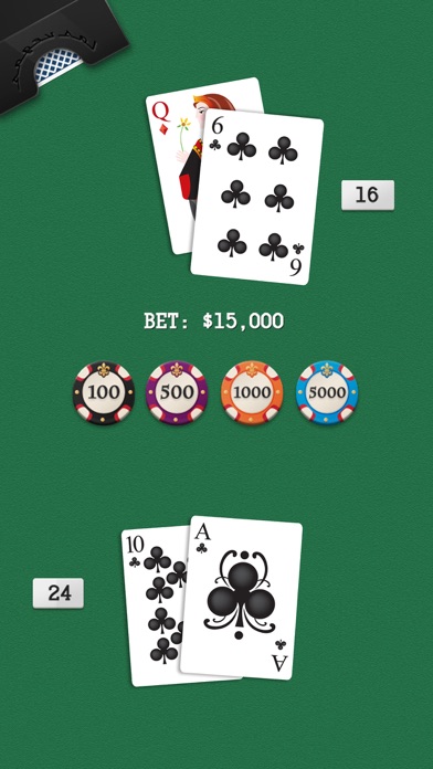 Black Jack 21 Vegas Card screenshot 2