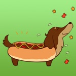 Chocolate Dachshund Dog - WeenieMoji Emoji Sticker