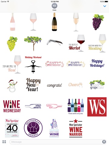 Wine Spectator Stickers 1 screenshot 2