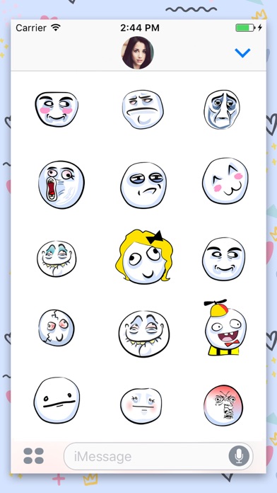 Rage Faces Animated Stickers screenshot 3