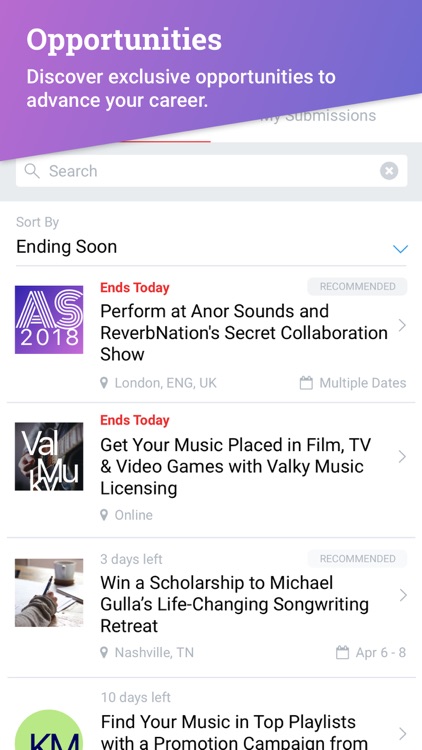 ReverbNation for Artists