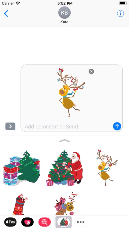 New Year: sticker for iMessage