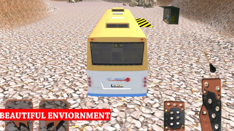 Modern Mountain Bus Driver