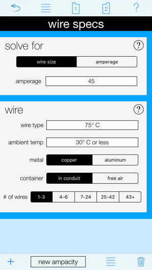 Ampacity Calculator Pro(圖3)-速報App