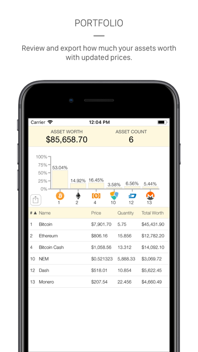 Coinvestor: Crypto Tracker screenshot 3