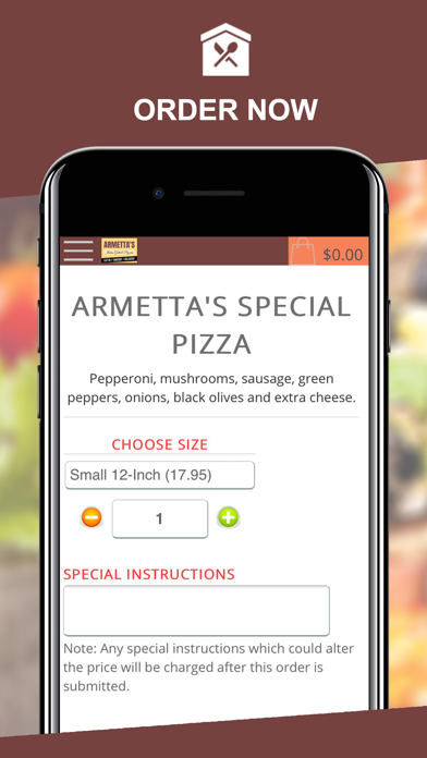 Armetta's Italian Grill+Pizza screenshot 3