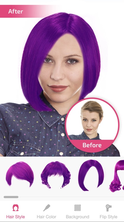 Hair Changer- Hairstyle Makeover & Hair Editor screenshot-4
